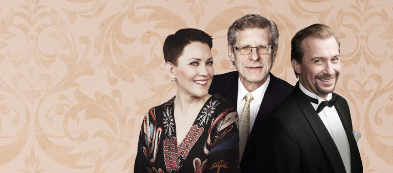 Mari Palo, Seppo Hovi ja Hannu Lehtonen.